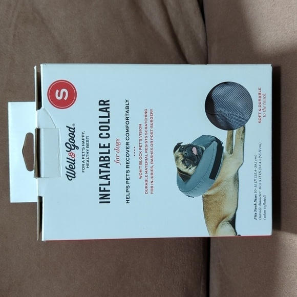 Well & Good Inflatable Collar for Dogs - Used Size Small - Picture 1 of 7